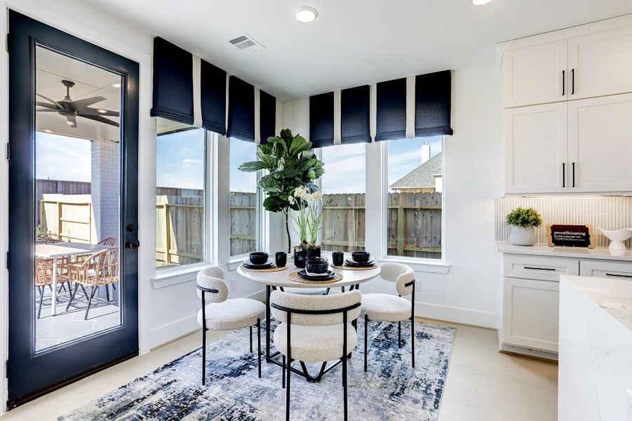 Furnished interior in a model home at Austin Point - 60' in Richmond (Image 16).