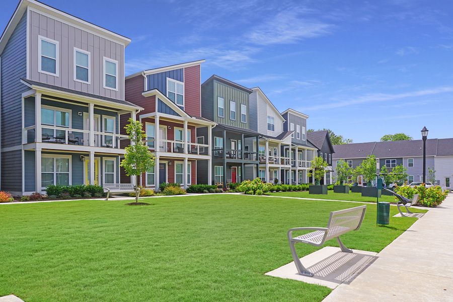 Front exterior of a home in the The Parks of Mill Town community, located in Chattanooga, TN (Image 30).