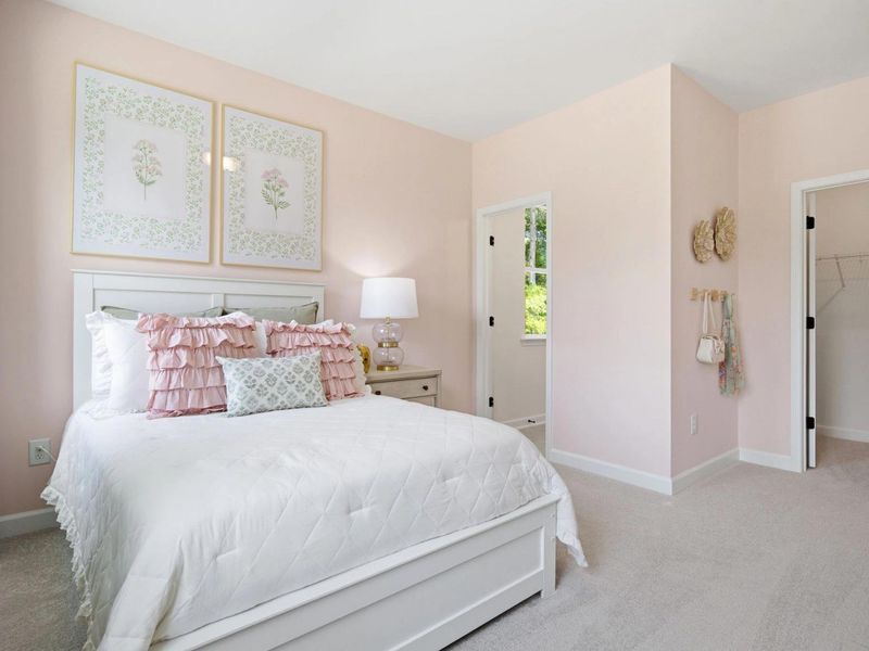 Furnished interior in a model home at Sage on North Main in Wake Forest (Image 10).