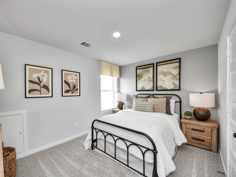 Furnished interior in a model home at Robins Landing in Houston (Image 46). Furnished interior in a model home at Robins Landing in Houston (Image 46).