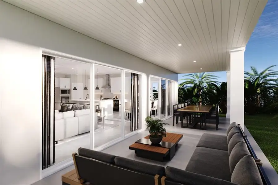 Furnished interior in a model home at Malabar Springs in Palm Bay (Image 4). Furnished interior in a model home at Malabar Springs in Palm Bay (Image 4).