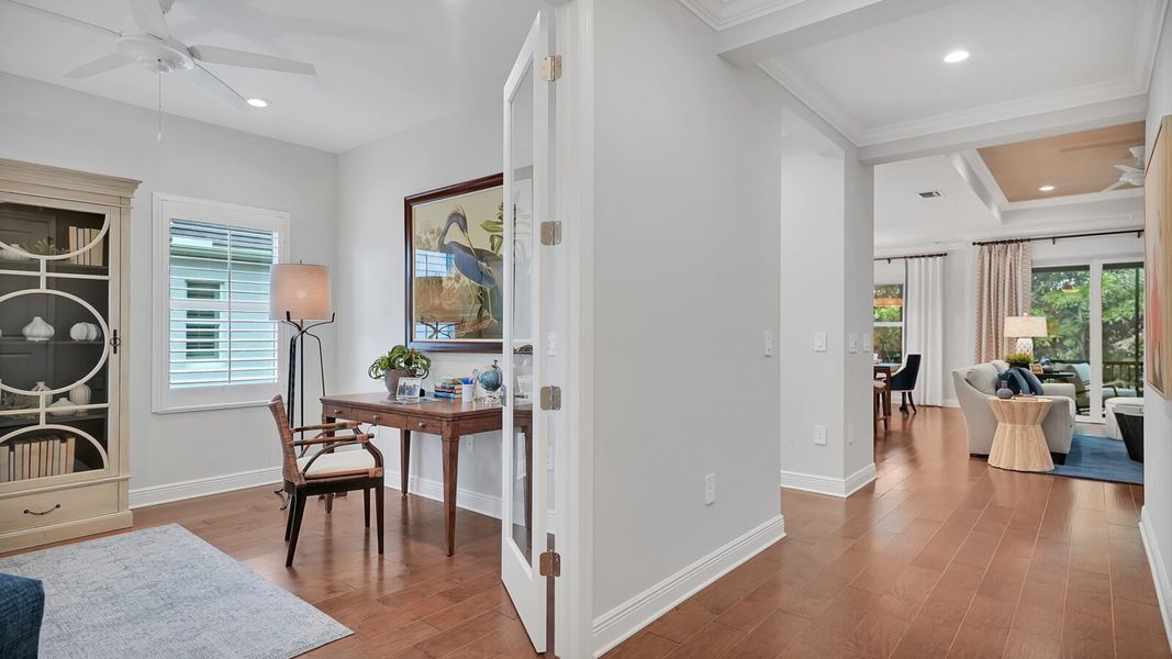Furnished interior in a model home at Tide Marsh in Fort Myers (Image 10).