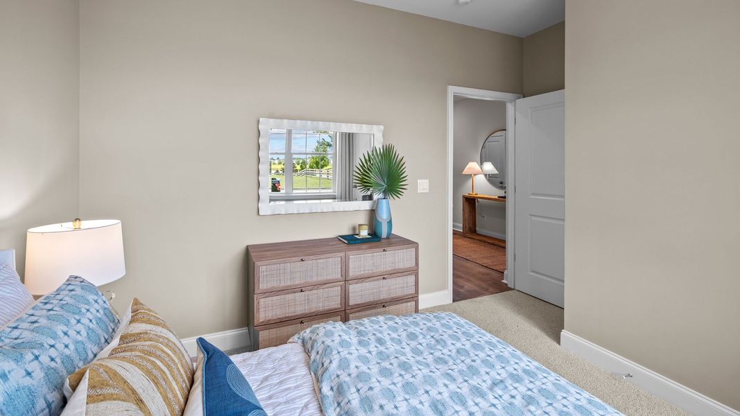 Furnished interior in a model home at Tyler - Home on the Lake in New Bern (Image 16).
