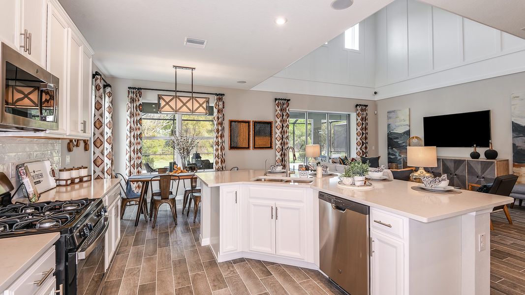 Furnished interior in a model home at The Cove at West Port in Port Charlotte (Image 45). Furnished interior in a model home at The Cove at West Port in Port Charlotte (Image 45).