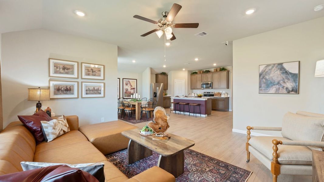 Furnished interior in a model home at Grand Lake in Snook (Image 9).
