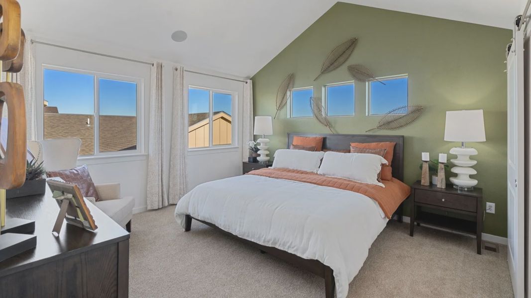 Furnished interior in a model home at Trailside on Harmony in Timnath (Image 15). Furnished interior in a model home at Trailside on Harmony in Timnath (Image 15).