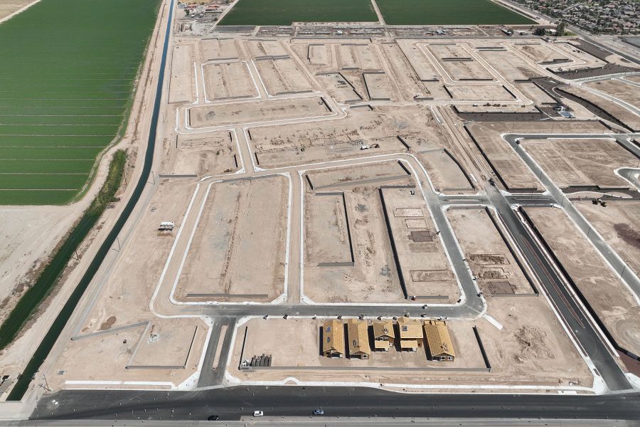 Site preparation and early development at Tyler Ranch in Buckeye, AZ (Image 30).
