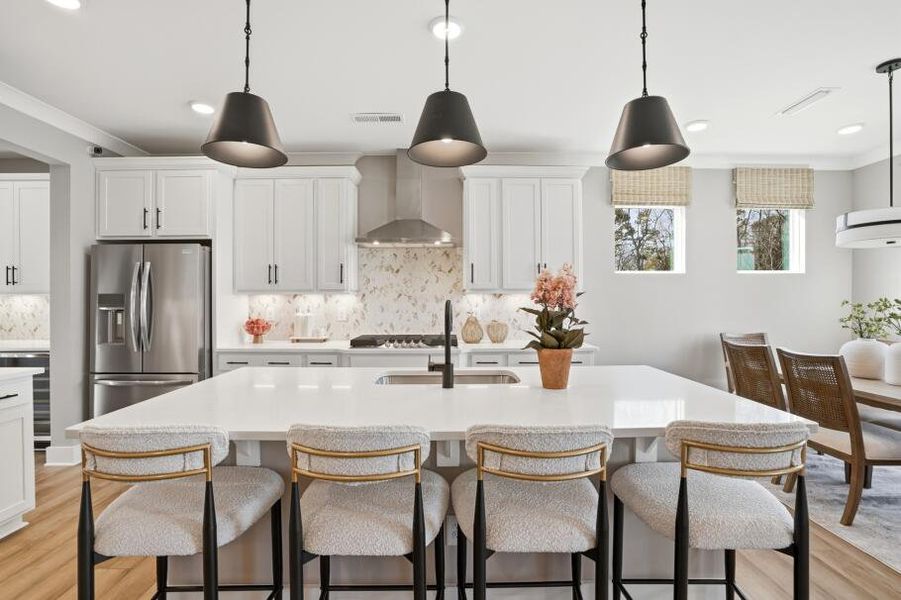 Furnished interior in a model home at Waterford Commons in Rock Hill (Image 6).