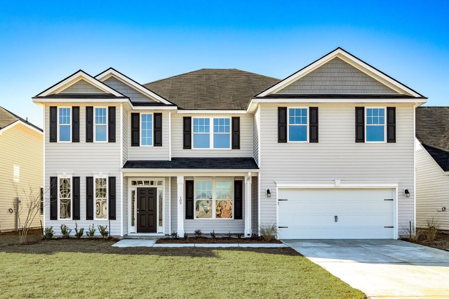 Front exterior of a home in the Covington Pointe community, located in Brunswick, GA (Image 10). Front exterior of a home in the Covington Pointe community, located in Brunswick, GA (Image 10).