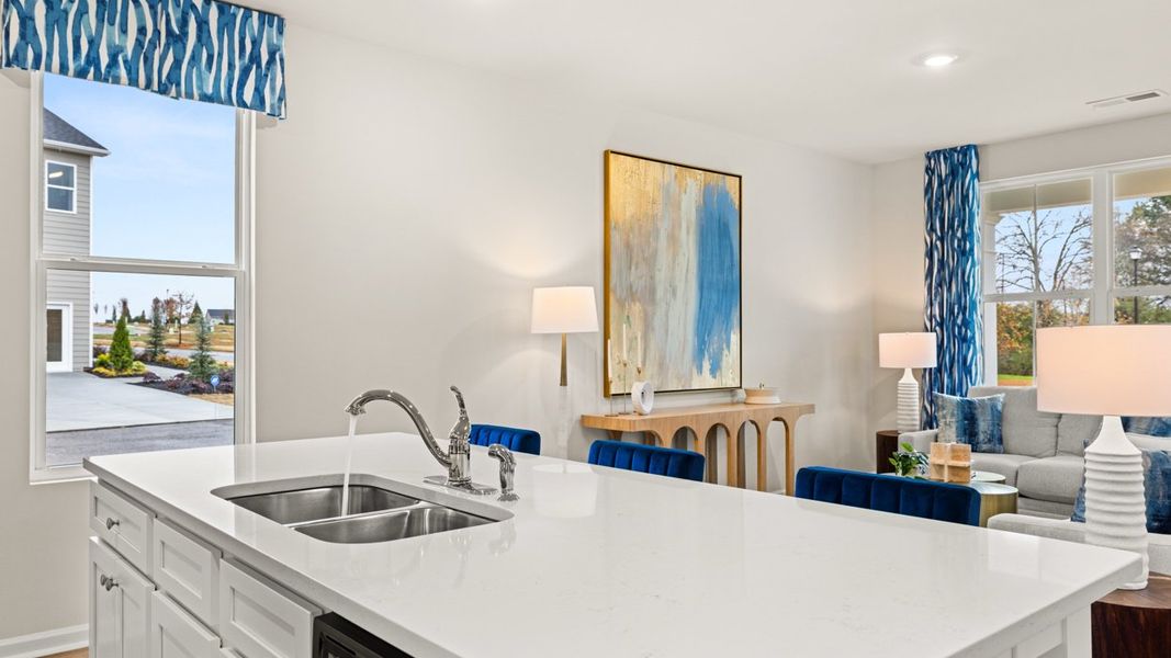 Furnished interior in a model home at Brookland Commons in Monroe (Image 14).