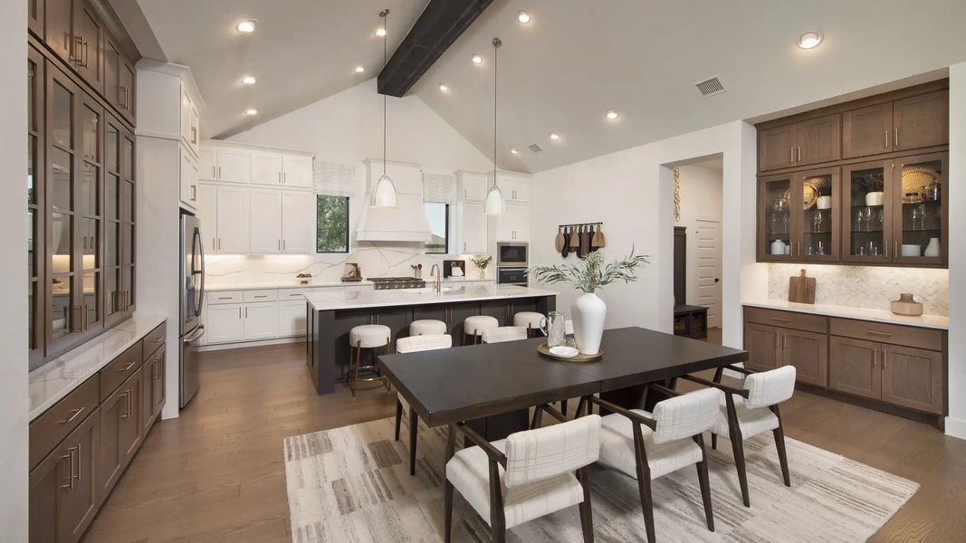 Furnished interior in a model home at Creek Of Driftwood Half Acre in Driftwood (Image 6).