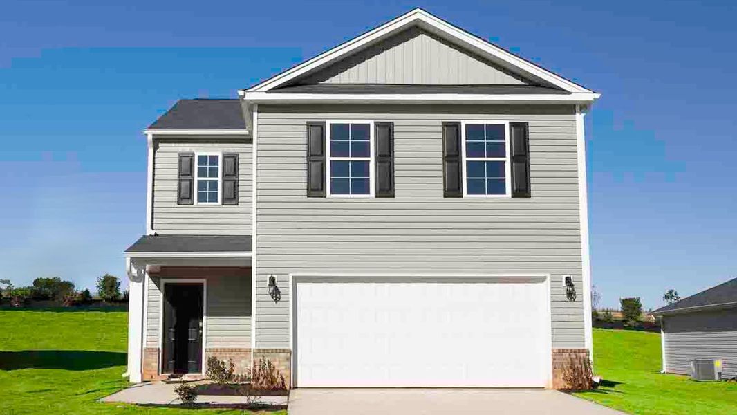Front exterior of a home in the Faircrest community, located in Greensboro, NC (Image 9).