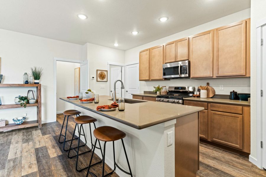 Furnished interior in a model home at The Trails at Aspen Ridge – Altitude Collection in Colorado Springs (Image 12).