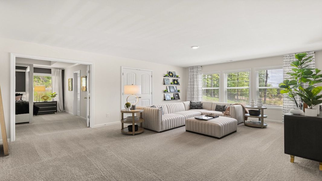 Furnished interior in a model home at Butner Estates in South Fulton (Image 25).