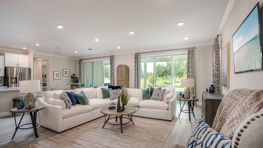 Furnished interior in a model home at Royal Highlands in Weeki Wachee (Image 2).