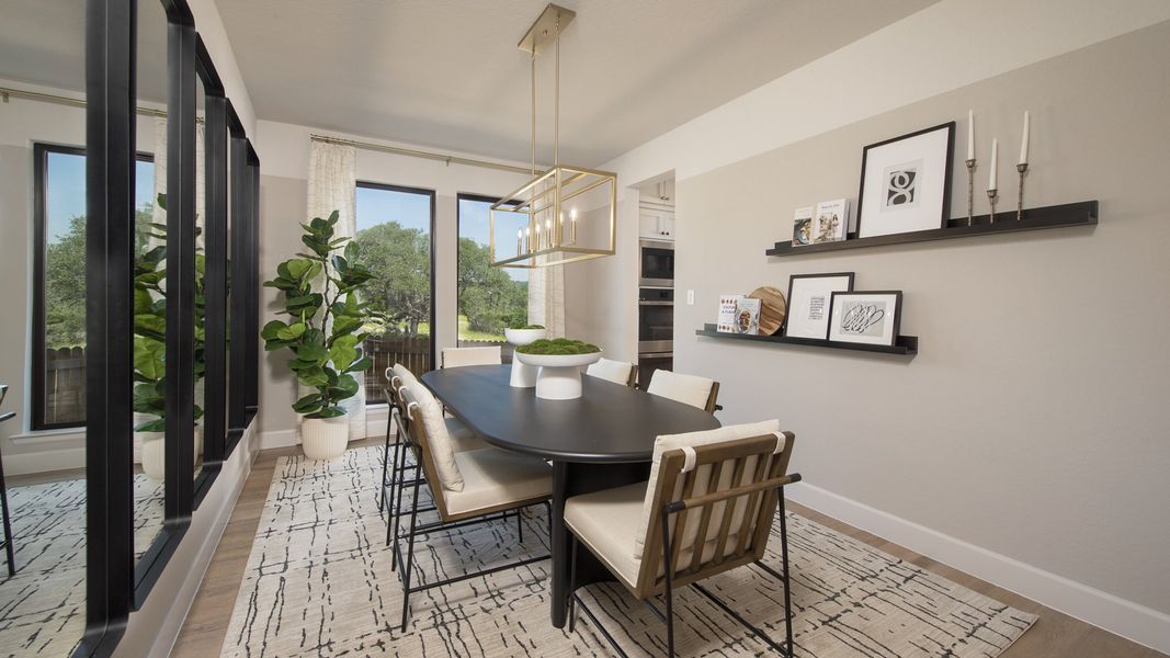 Furnished interior in a model home at Johnson Ranch 55' in Bulverde (Image 21). Furnished interior in a model home at Johnson Ranch 55' in Bulverde (Image 21).