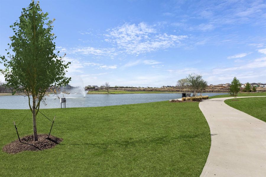 Natural surroundings and green spaces near Wellspring Estates in Celina, TX (Image 7).