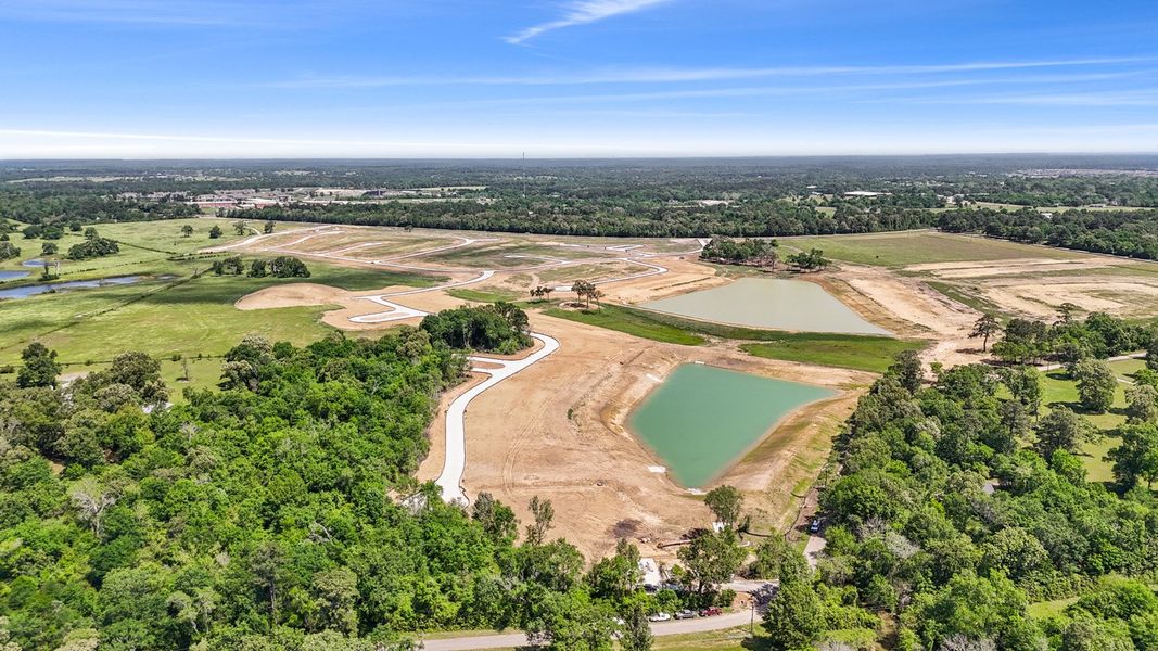 Site preparation and early development at Briarley in Montgomery, TX (Image 32).