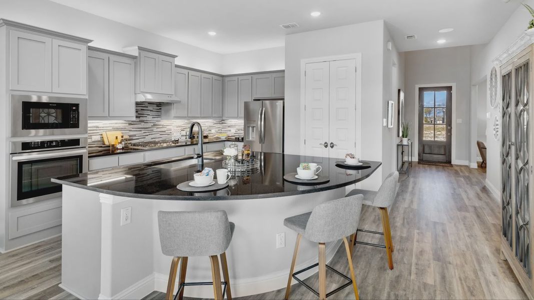 Furnished interior in a model home at Anna Ranch in Anna (Image 7). Furnished interior in a model home at Anna Ranch in Anna (Image 7).