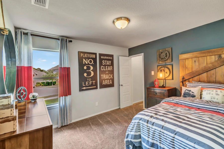 Bedroom 2 | Concept 1730 at Summer Crest in Fort Worth, TX by Landsea Homes