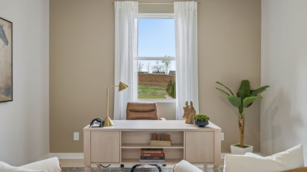 Furnished interior in a model home at Reserve at Hickory Ridge in Columbia (Image 19).