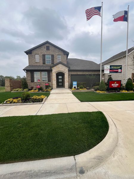 A charming brick home with manicured landscaping in Whitewing Trails: Meadows 50' by Beazer Homes (Princeton, TX). A charming brick home with manicured landscaping in Whitewing Trails: Meadows 50' by Beazer Homes (Princeton, TX).