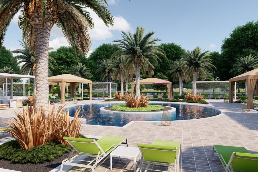 Community amenity available to residents of Valencia Sky (55+) in Naples (Image 3).