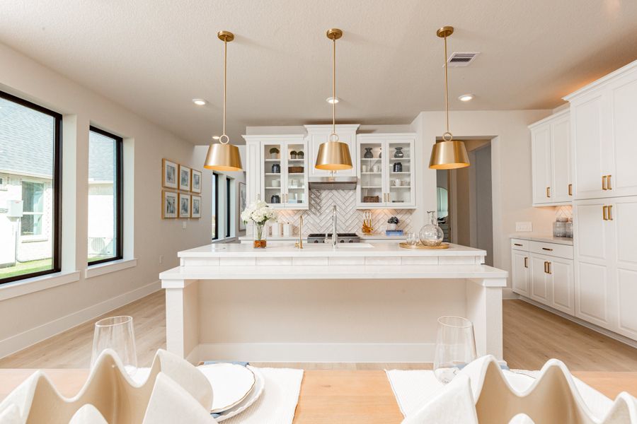 Furnished interior in a model home at Arcadian Estates in Pearland (Image 5).