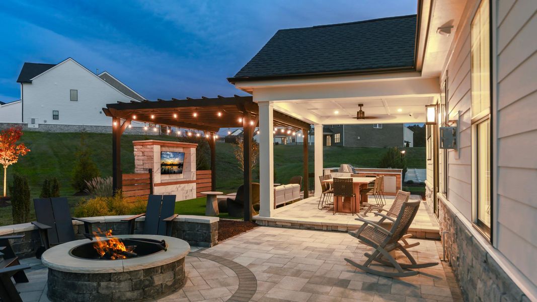 Large back yards with plenty of space to create your own outdoor oasis Large back yards with plenty of space to create your own outdoor oasis