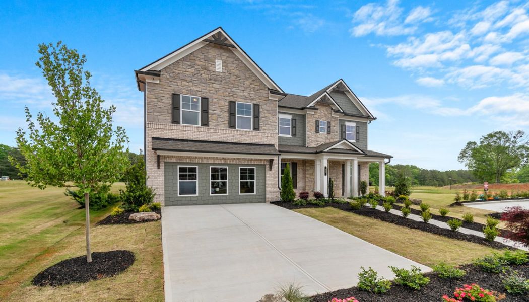 Front exterior of a home in the Summerlin community, located in Winder, GA (Image 21).