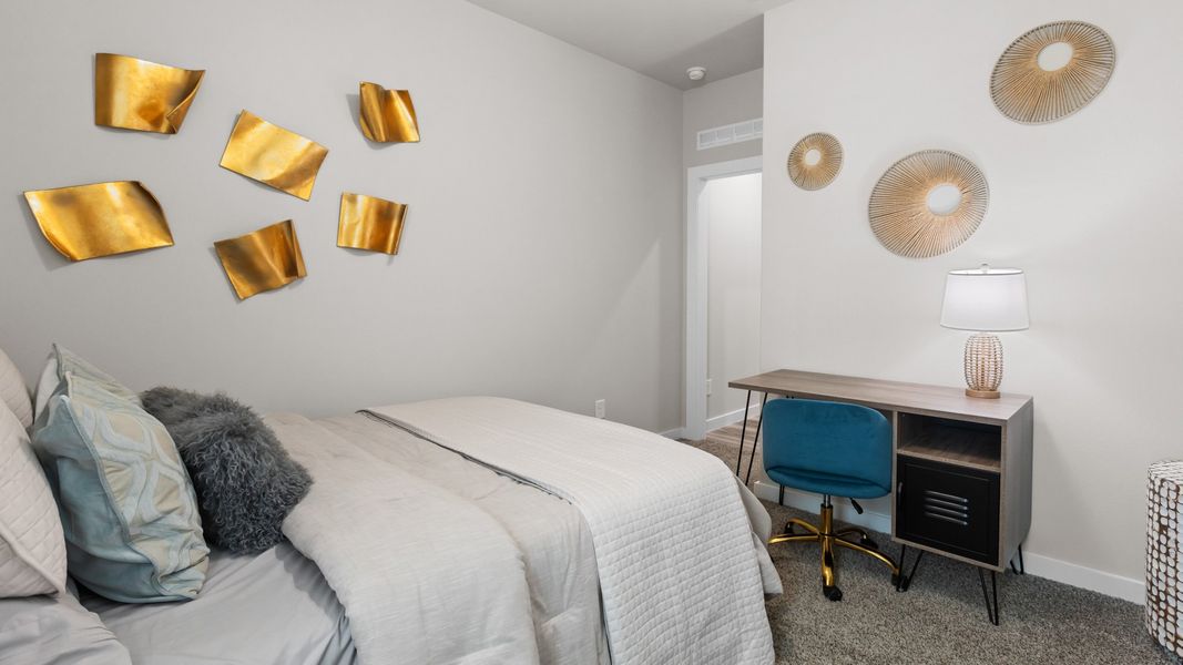 Furnished interior in a model home at Desert Ridge in Odessa (Image 21).