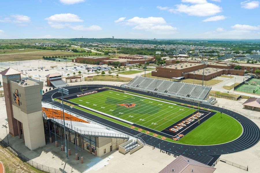 Minutes to Aledo ISD’s Tim Buchanan Stadium