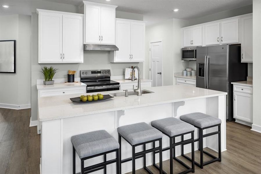 Furnished interior in a model home at Cornerstone in Moncks Corner (Image 2). Furnished interior in a model home at Cornerstone in Moncks Corner (Image 2).