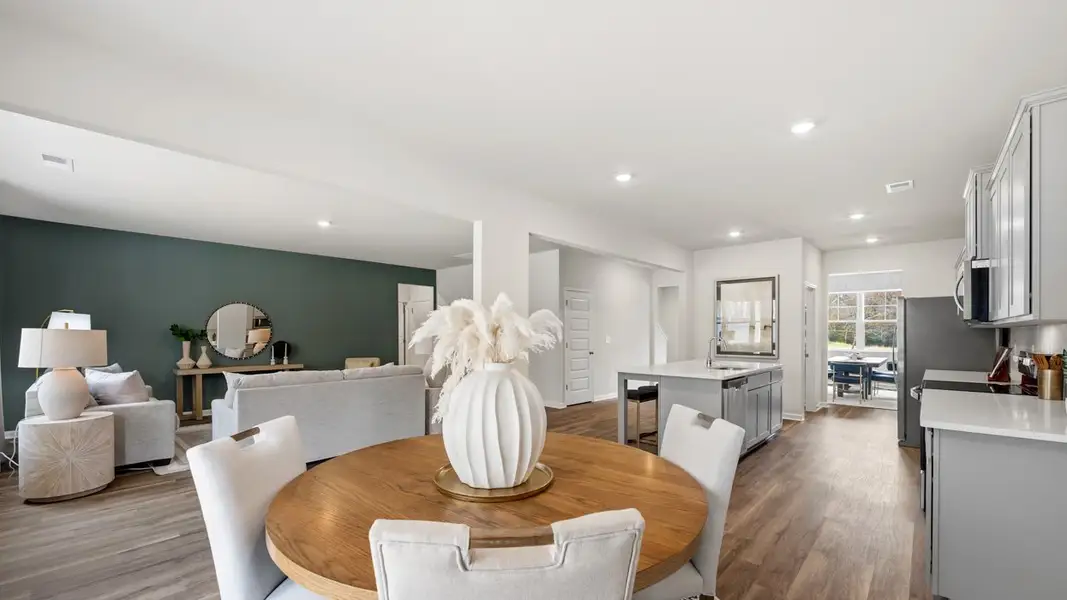 Furnished interior in a model home at Jackson Landing in Jefferson (Image 21). Furnished interior in a model home at Jackson Landing in Jefferson (Image 21).