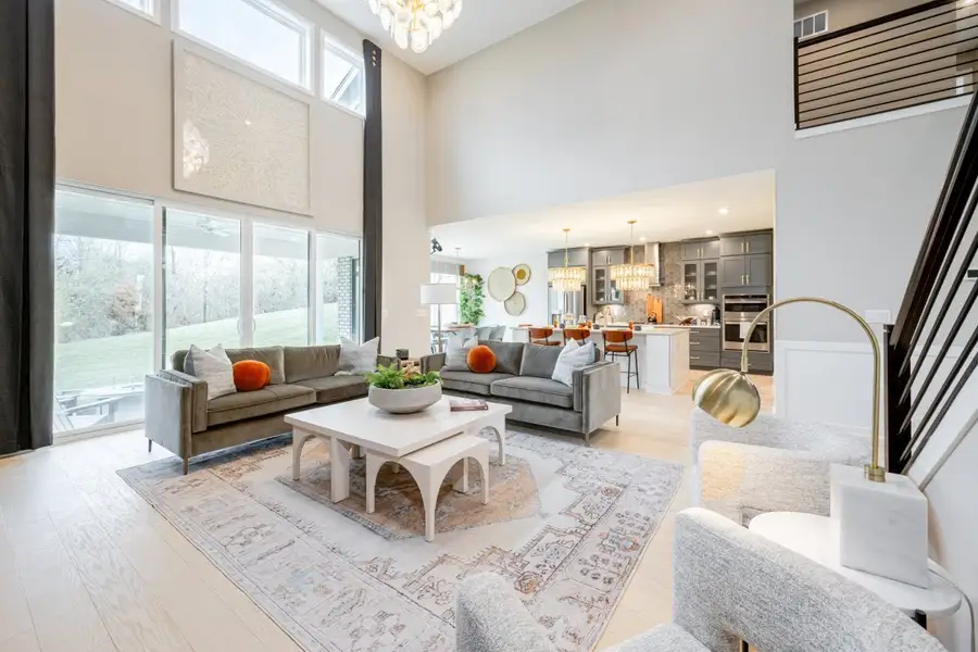 Furnished interior in a model home at Brookshale in Cumming (Image 20).