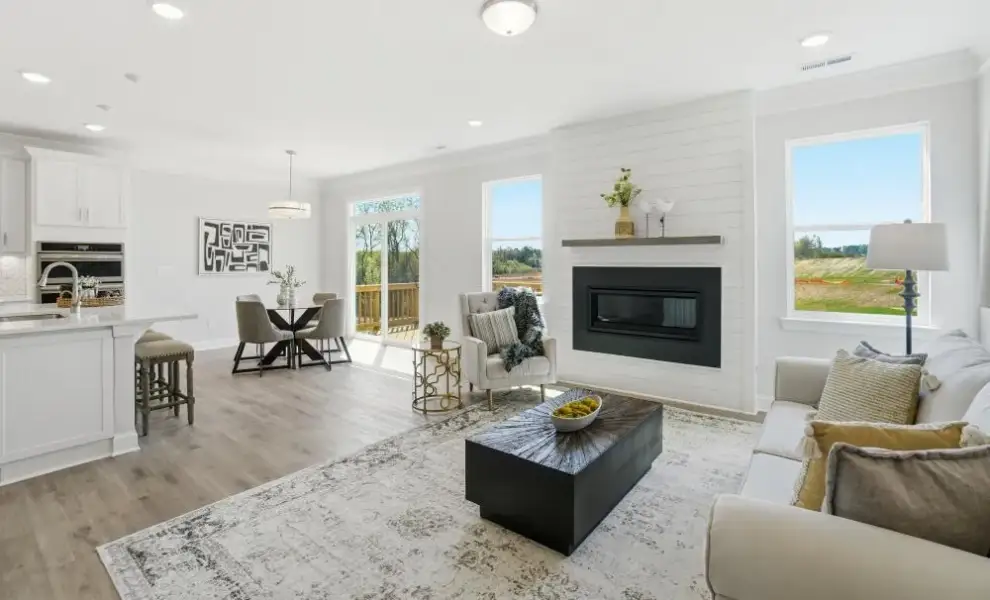 Furnished interior in a model home at Paisley Pointe in Boiling Springs (Image 45).