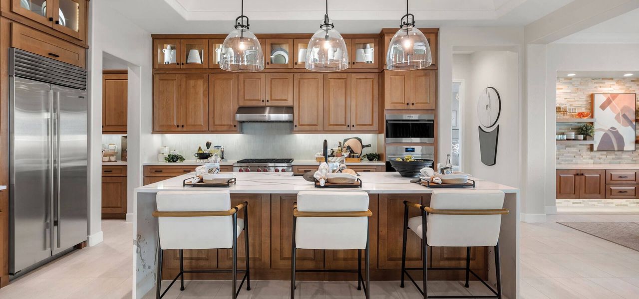 Furnished interior in a model home at Robson Ranch Arizona in Eloy (Image 10).