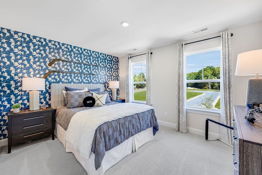 Furnished interior in a model home at Eagle Trace in Wendell (Image 64). Furnished interior in a model home at Eagle Trace in Wendell (Image 64).