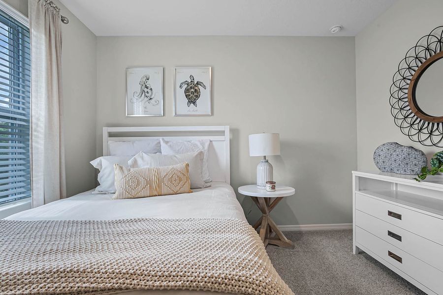 Furnished interior in a model home at Atria at Ridgewood Lakes in Davenport (Image 8). Furnished interior in a model home at Atria at Ridgewood Lakes in Davenport (Image 8).