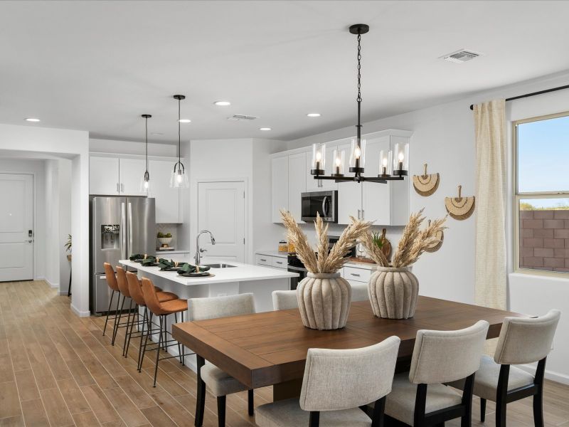 Furnished interior in a model home at Las Patrias at Star Valley Phase III - Premier Series in Tucson (Image 3).