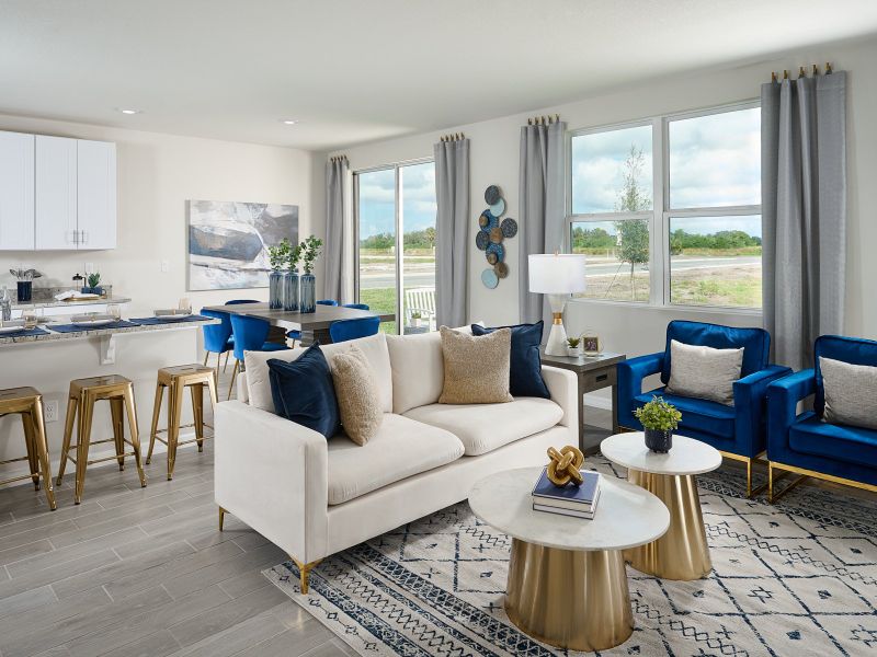 Furnished interior in a model home at Colbert Landings - Signature Series in Palm Coast (Image 15).