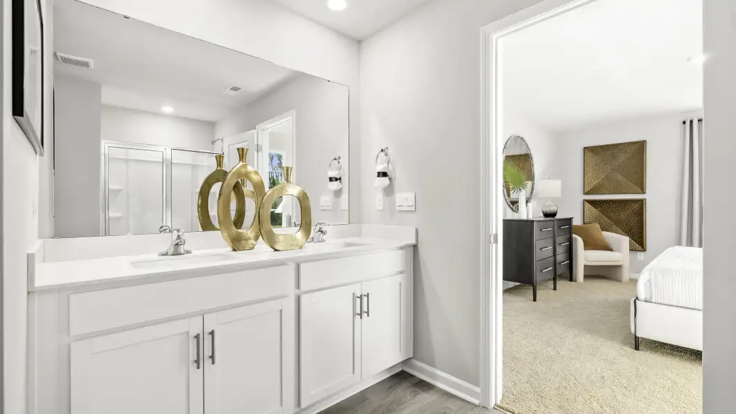 Furnished interior in a model home at Northbrooke Village in Madison (Image 19).
