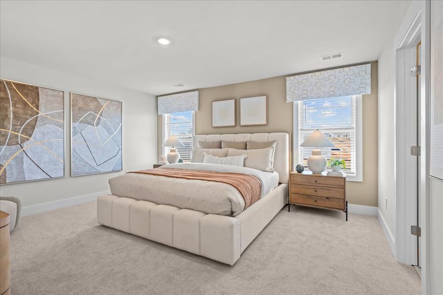 Furnished interior in a model home at Ashby Woods in Boiling Springs (Image 13).