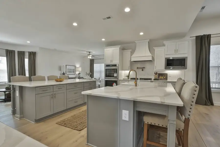 Furnished interior in a model home at Ellerbe in Newnan (Image 7).