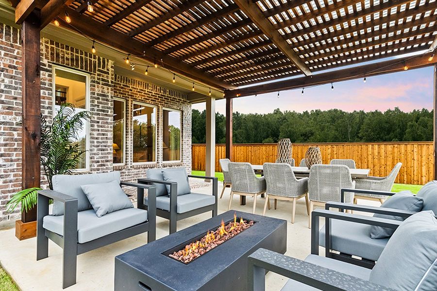 Exterior details of a home in The Reserve at Spiritas Ranch, Little Elm (Image 4).