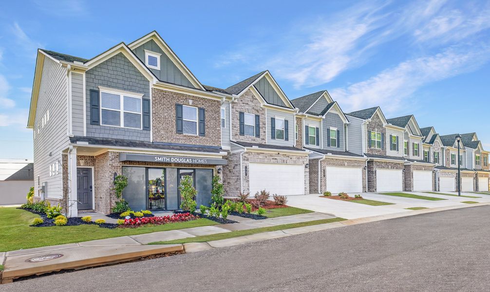 Townhome Streetscape Townhome Streetscape