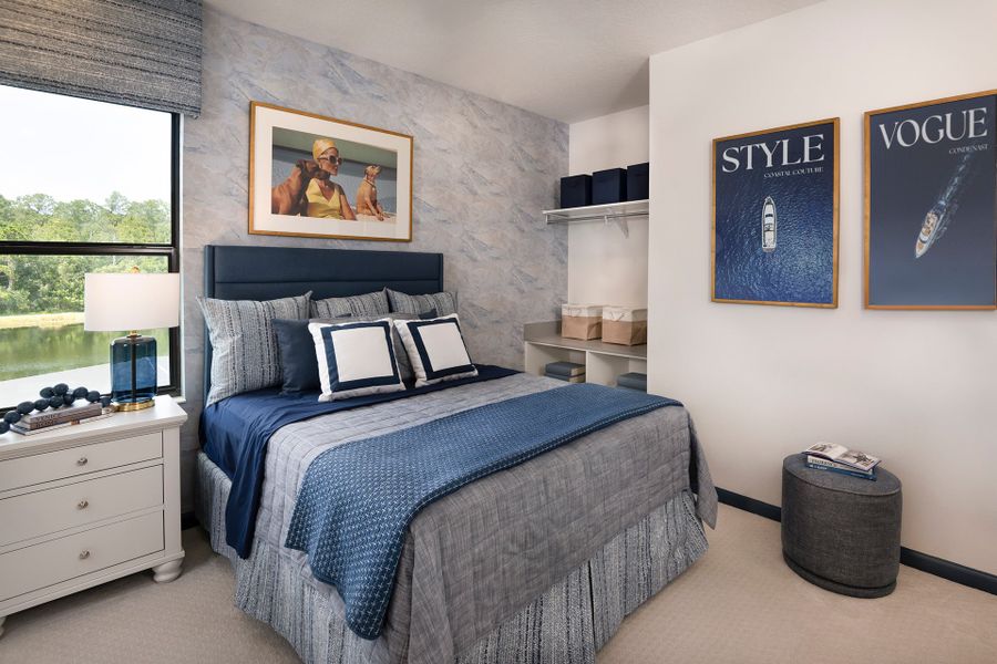 Furnished interior in a model home at Elevated at Sonoma Resort in Kissimmee (Image 21).