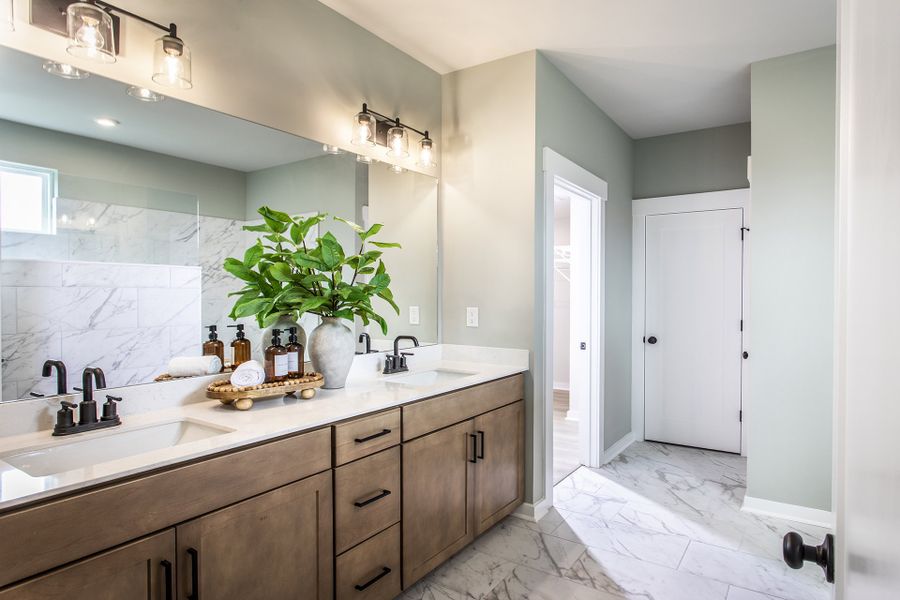 Furnished interior in a model home at Wisteria at GreenHouse in Marietta (Image 16).