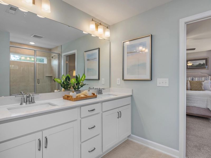 Furnished interior in a model home at Retreat at North Main in Lillington (Image 16). Furnished interior in a model home at Retreat at North Main in Lillington (Image 16).