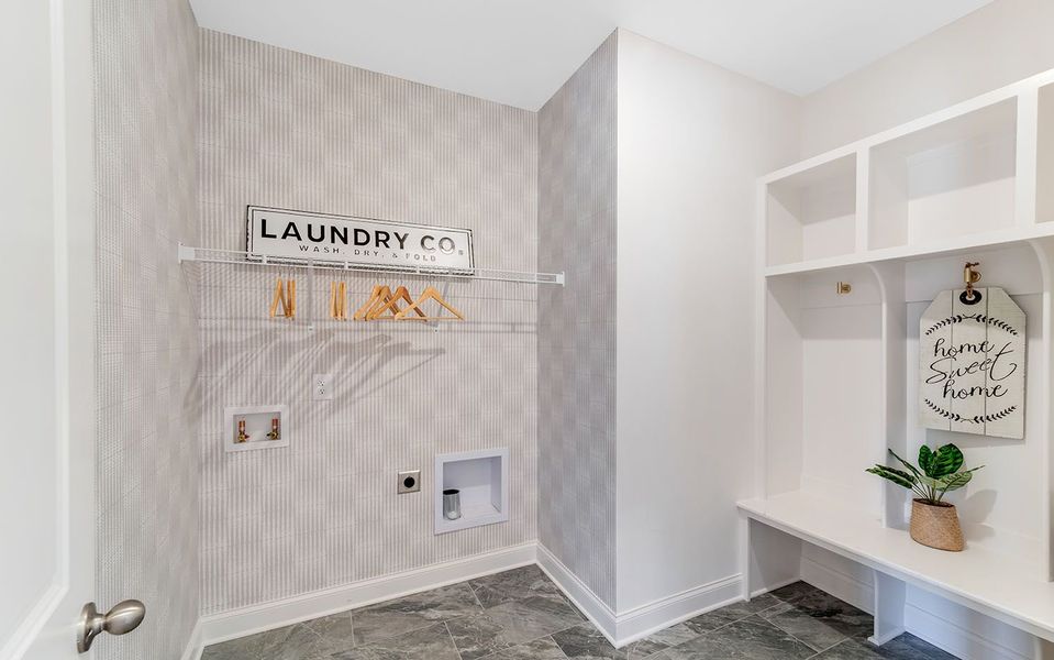 Furnished interior in a model home at The Retreat at Norman Farm in Hendersonville (Image 42).